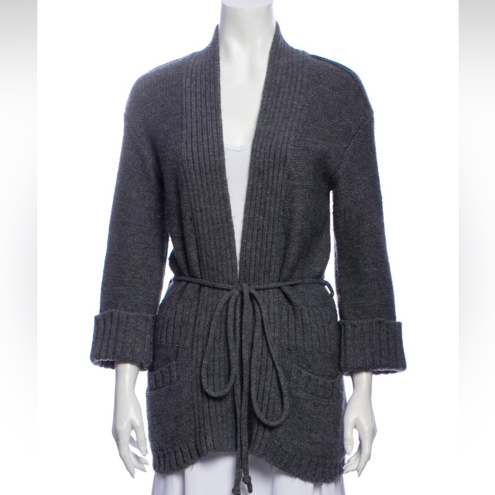 Vince Cardigan Sweater. Wool Blend. Pre-Owned.